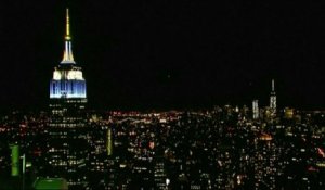 L'Empire State Building aux couleurs de l'Argentine