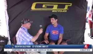 Interview Quentin Caleyron Championnat de France BMX 2014 Saint-Quentin-En-Yvelines