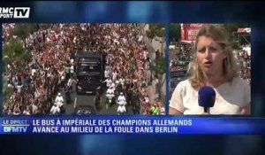 Football / Les héros allemands de retour au pays - 15/07