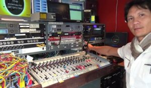 Raymond Albouy présente le dispositif technique de Radio France sur le Tour de France