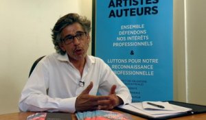 Jean-Marc Bourgeois du syndicat CFDT de la Maison des artistes