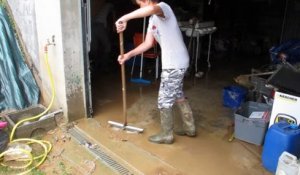 Acq : le nettoyage après les inondations