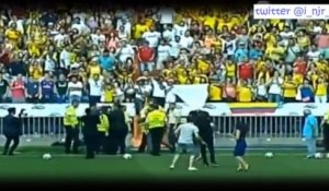 Real Madrid : James Rodriguez protège un supporter