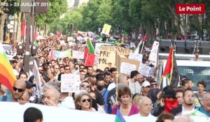 Manifestation pro-Gaza : "Nous sommes contre Israël, pas contre les Israéliens"