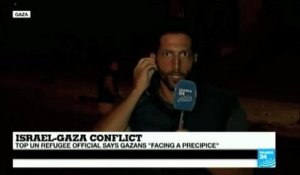 Gaza : une roquette passe en direct à quelques mètres d'un journaliste