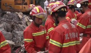 Séisme en Chine: mobilisation de secouristes pour retrouver des survivants