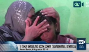 Un couple retrouve sa fille, dix ans après un tsunami meurtrier