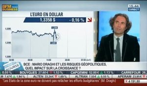 BCE: Mario Draghi et les risques géopolitiques, quel impact sur la croissance ?: Jean-Pierre Durante et Xavier Patrolin, dans Intégrale Bourse – 07/08