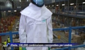 Ebola : 100 000 combinaisons fabriquées au Royaume-Uni