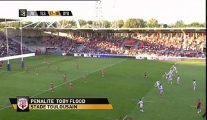 Résumé Toulouse-Oyonnax: 20-19 - J1 - Saison 2014/2015