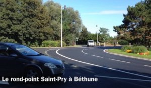 Rond-point Saint-Pry à Béthune : une signalisation déroutante