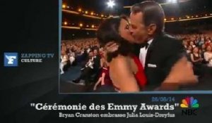 Zapping TV : le baiser passionné de Bryan Cranston à Julia Louis-Dreyfus lors des "Emmy’s"