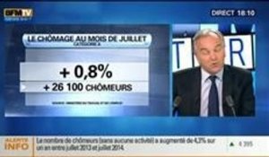 BFM Story: Mauvais chiffres du chômage: la France bat un nouveau record au mois de juillet - 27/08