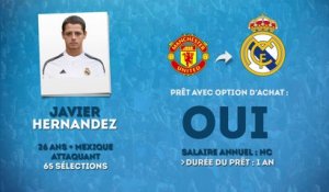 Officiel : Javier Hernandez prêté au Real Madrid !