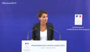 Conférence de presse ministérielle #Rentrée2014