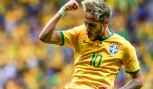 Le coup-franc de Neymar contre la Colombie