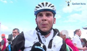 La Vuelta 2014 - Etape 14 - Warren Barguil à l'arrivée