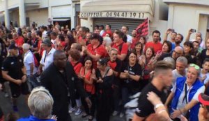 RCT-UBB: Arrivée des Toulonnais au stade Mayol