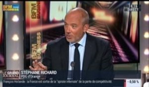 Stéphane Richard, président directeur général d’Orange, dans Le Grand Journal - 09/09 1/3