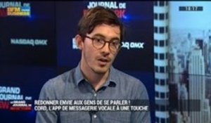 Comment redonner envie aux gens de se parler ?: Cord lance son WhatsApp de la voix: Thomas Gayno, dans Le Grand Journal de New York - 13/09 2/4