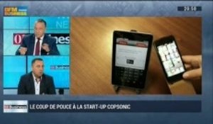 Chroniques et Coup de pouce à une start-up: CopSonic, dans 01Business - 13/09 4/4