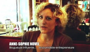 Anne-Sophie Novel, blogueuse influente... et journaliste-entrepreneure