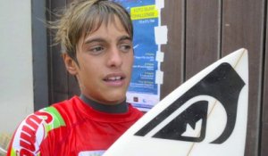 INTERVIEW MATHIS CROZON - EUROSURF JUNIOR - 15 SEPTEMBRE 2014 - SAO MIGUEL, AÇORES