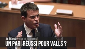 Vote de confiance : un pari réussi pour Manuel Valls ?