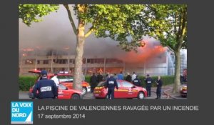 La piscine de Valenciennes ravagée par les flammes