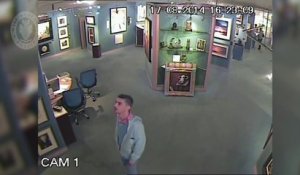 Voleur de tableau prit en flagrant délit dans un musée