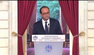François Hollande rappelle à l'ordre sa majorité