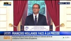 La conférence de Presse de François Hollande - 18/09 1/6