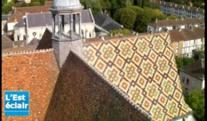 Troyes : en haut de la tour de l'église Saint-Nizier
