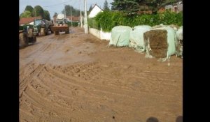 Maintenay : un torrent de boue inonde le village