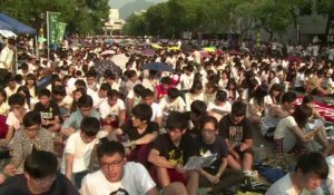 A Hongkong, les étudiants manifestent contre le pouvoir chinois