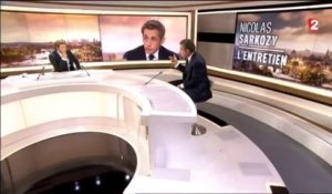 La parodie de l'interview de Nicolas Sarkozy