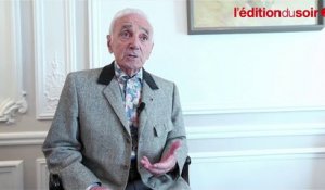 Charles Aznavour dans l'édition du soir