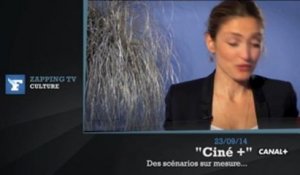 Zapping TV : Julie Gayet : "J'ai reçu des scénarios d'agent secret et de femme flic"