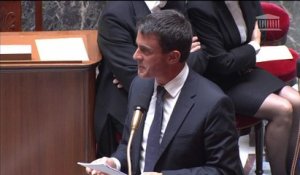 Le gros lapsus de Valls à l'Assemblée nationale