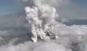 Le Mont Ontake est entré en éruption