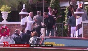 L'accueil chaleureux des Vénitiens pour Clooney et sa future épouse
