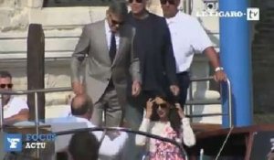 Clooney et Alamuddin, en public pour la première fois depuis leur mariage