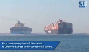 Deux porte-conteneurs se percutent dans le canal de Suez
