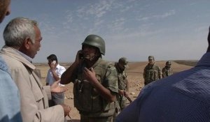 REPORTAGE- A la frontière turque, les Kurdes assistent au siège de Kobané