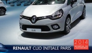 La Renault Clio Initiale Paris en direct du Mondial de l'Auto 2014