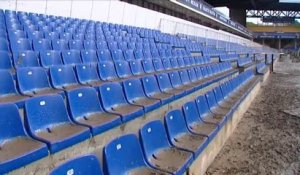 Le stade de football de la Mosson impraticable