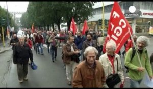 Sommet de l'emploi : les métallios italiens manifestent contre l'austérité et la précarité
