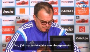 Bielsa : "J'ai trop tardé à faire les changements"