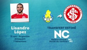 Officiel : Lisandro s'engage à l'Internacional Porto Alegre !