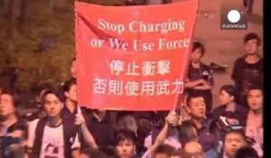 La tension monte d'un cran à Hong Kong